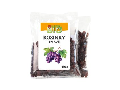 Rozinky thomson tmavé BIO 150g IPJ 5551