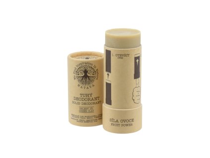 Tuhý deodorant přírodní - Síla ovoce - Natava 60g