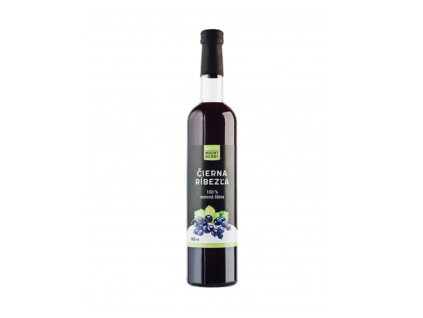 Šťáva černý rybíz 100% 500ml Wellberry 1729