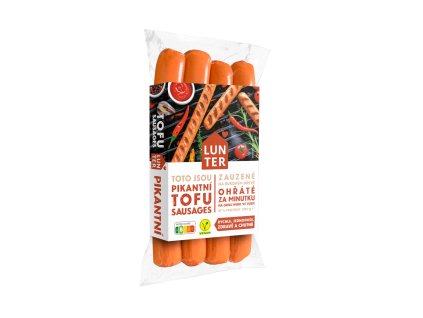 Tofu párky pikantní - Lunter 200g