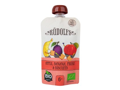 330095 Kapsicka ovocna se susenkami jablko banan svestka 110 g BIO RUDOLFS 1