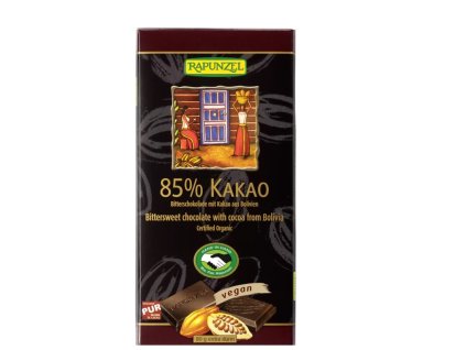 Čokoláda hořká 85% BIO 80g Rapunzel 5718