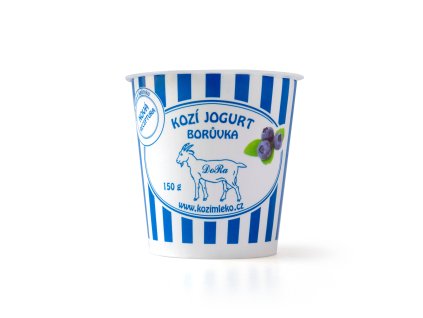 Jogurt kozí borůvka 150 g BIOFARMA DORA