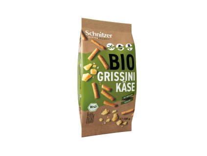 Tyčinky grissini se sýrem bezlepkové 100 g BIO SCHNITZER