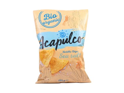 Tortilla chipsy mořská sůl 125 g BIO ACAPULCO