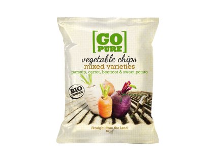 Chipsy zeleninové 40 g BIO GO PURE