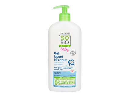 Gel mycí pro děti — extra jemný na tělo i vlasy BABY 500 ml BIO SO'BiO étic