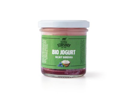 Jogurt selský borůvka 140 g BIO FARMA STRUHY