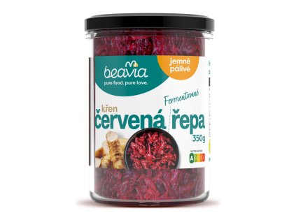 Řepa červená fermentovaná s křenem 350 g I LOVE HUMMUS/BEAVIA