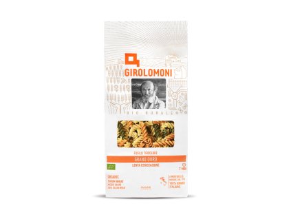 Těstoviny fusilli semolinové mix 500 g BIO GIROLOMONI