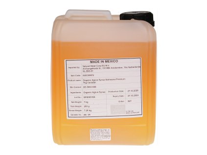 Sirup z agáve světlý 5 l/7 kg BIO NATUREL WEST