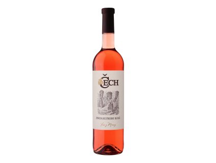 Víno Zweigeltrebe rosé růžové 0,75 l BIO VINAŘSTVÍ ČECH