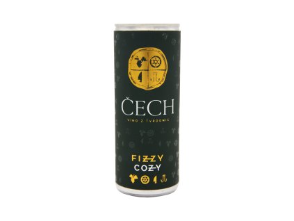 Víno Fizzy Cozy Sauvignon frizzante 0,25 l BIO VINAŘSTVÍ ČECH