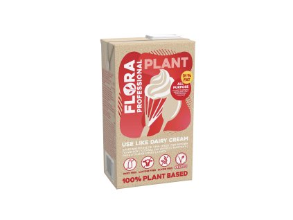 Krém rostlinný ke šlehání 31 % 1l FLORA