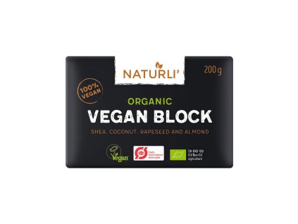 Margarín rostlinný v kostce 200 g BIO NATURLI