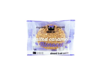 Cookie slaný karamel s mandlemi veganské bezlepkové 50 g BIO KOOKIE CAT