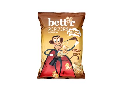 Popcorn slaný karamel 60 g BIO BETT´R