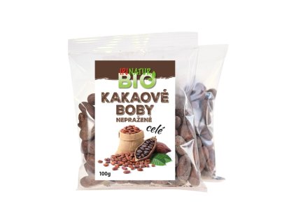Kakaové boby celé nepražené BIO 100g IPJ NATUR 3872