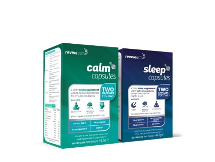 1. Balíček Calm 60 kapslí + Sleep 60 kapslí