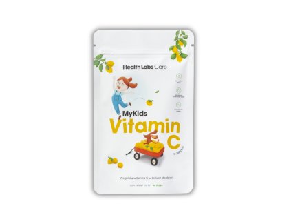 Bonbóny s vitamínem C pro děti 60 tablet - Health Labs Care 125g