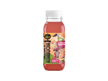 719054 Kombucha zeleny caj s malinou 250 ml UGO 1