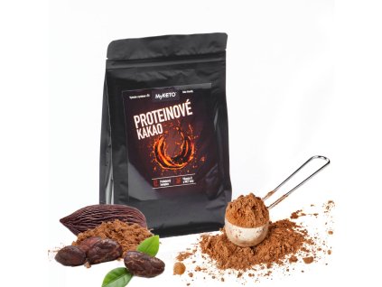 MyKETO Proteinové kakao na hubnutí s vitamíny a MCT tuky 400 g (balení 400g)