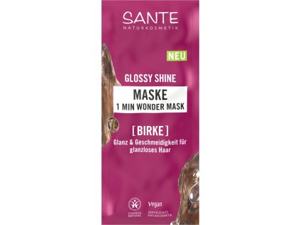 53739 sante maska na vlasy pro zarivy lesk 20 ml eco