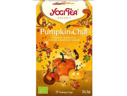57153 yogi tea podzimni caj pumpkin chai 32 3 g bio
