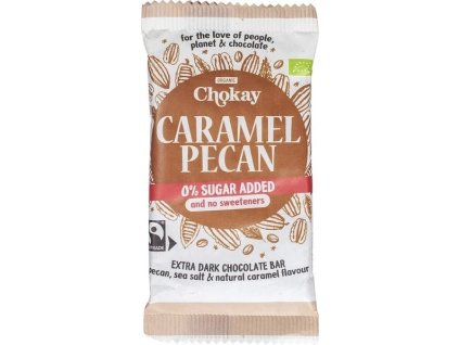 52485 chokay cokolada s karamelem a pekany 70 g bio
