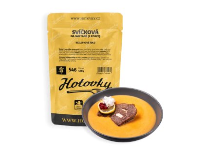 438 2 bezlepkove svi c kova na smetane 2 porce hotove ji dla hotovky