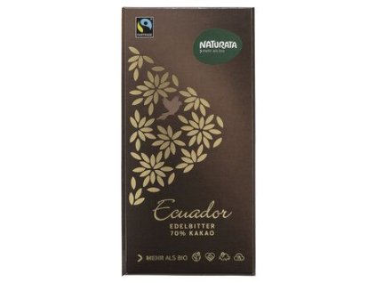 28002 naturata cokolada horka ekvador 100g bio