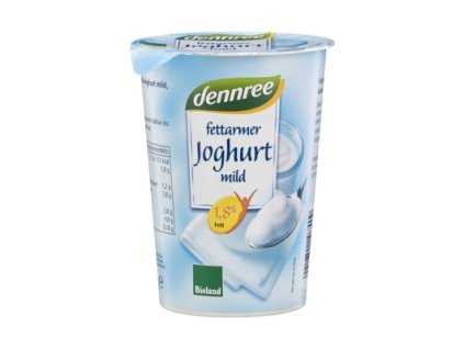 29550 dennree jogurt bily nizkotucny 500g bio