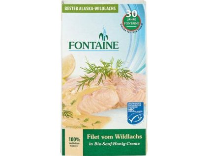 30378 fontaine filet z divokeho lososa v horcicno medove omacce 200 g bio