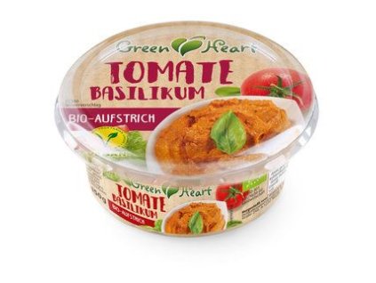 32823 green heart pomazanka rajcata s bazalkou 150g bio
