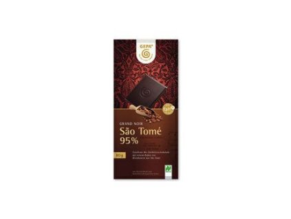 36366 gepa horka cokolada 95 sao tome 80g bio