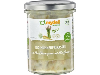 37725 1 mydeli kureci frikase s houbami a zeleninou 360g bio