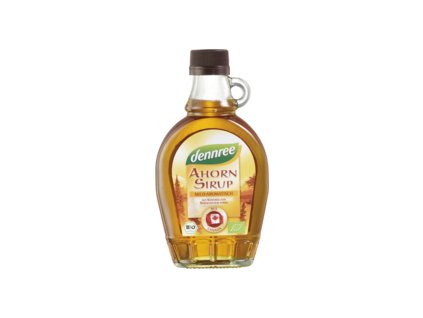 29214 dennree javorovy sirup a jantarovy 250ml bio