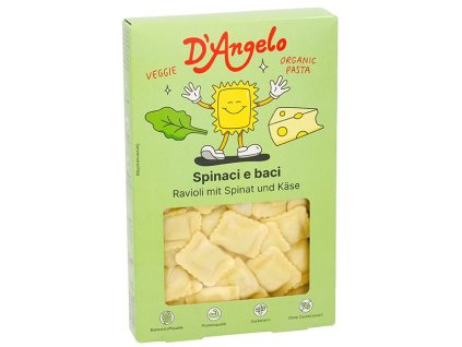 30447 d angelo ravioli plnene syrem a spenatem 250 g bio