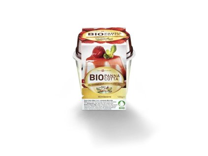 33318 molkerei biedermann panna cotta s malinami 130g bio
