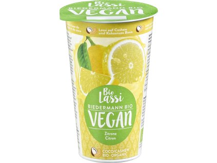35571 molkerei biedermann lassi vegan citronove 230g bio