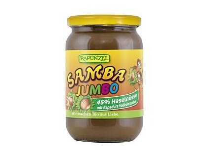 41208 rapunzel samba jumbo liskooriskove maslo 750g bio
