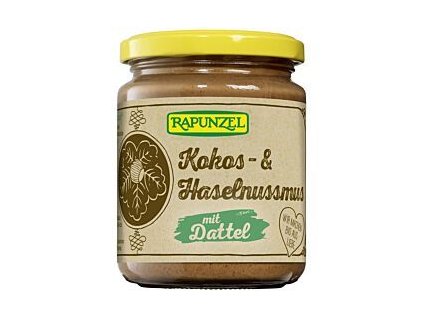41988 rapunzel kokosovo liskooriskove maslo s datlemi 250g bio