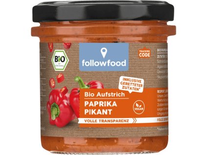 52305 followfood pomazanka paprika pikant 135 g bio