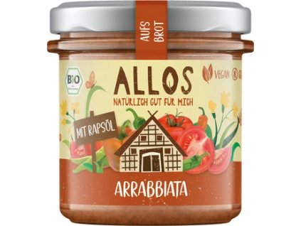 53199 allos pomazanka arrabbiata 140 g bio