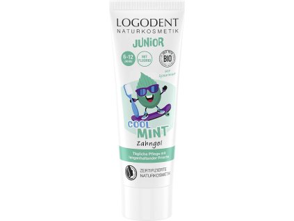 57141 logona detsky zubni gel cool mint 75 ml eco