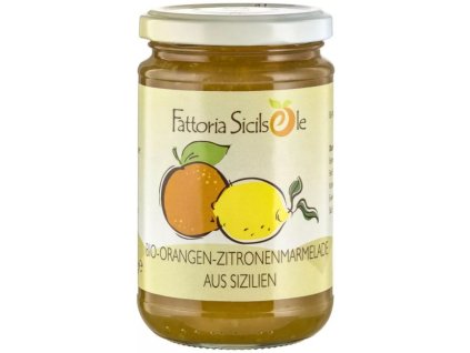 57678 fattoria sicilsole pomerancovo citronova marmelada 370 g bio