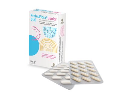 GOLDIM ProbioFlora Junior Duo probiotika pro děti 10 kmenů 30 tobolek ProbioFlora Junior (ks 1)