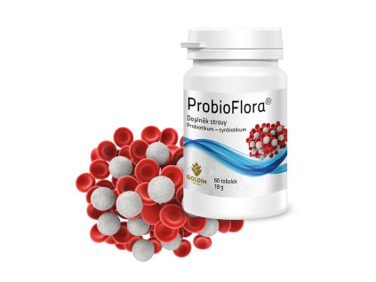 GOLDIM Probiotika ProbioFlora s prebiotiky a 7 kmeny bifido a lakto bacilů 60 kapslí 20g (ks 1)