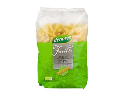 31656 dennree fusilli z tvrde psenice 500g bio