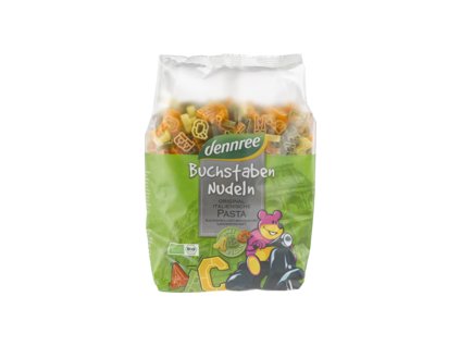 31674 dennree pismenka z tvrde psenice 500g bio